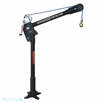 OZ LIFTING PRODUCTS Davit Crane 1200 lb 20in to 42in Reach, 54YM61