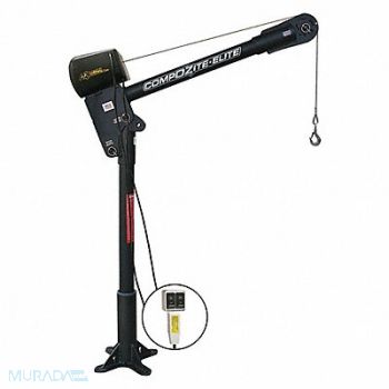 OZ LIFTING PRODUCTS Davit Crane 1200 lb 20in to 42in Reach, 54YM62