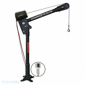 OZ LIFTING PRODUCTS Davit Crane 1200 lb 20in to 42in Reach, 54YM63