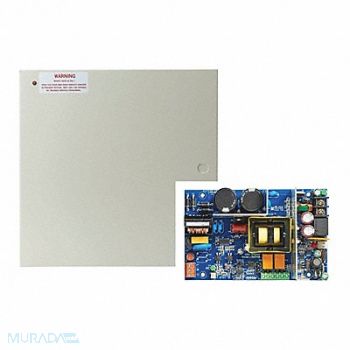 SECURITRON Power Supply Steel 14 L 14 W 4.75 H, 54YM81