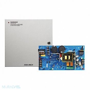 SECURITRON Power Supply Steel 14 L 14 W 4.75 H, 54YM84