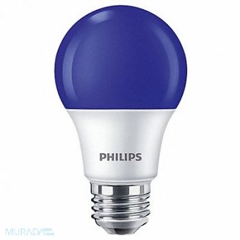 PHILIPS LED Bulb A19 3000K 60 lm 8W, 54YP59