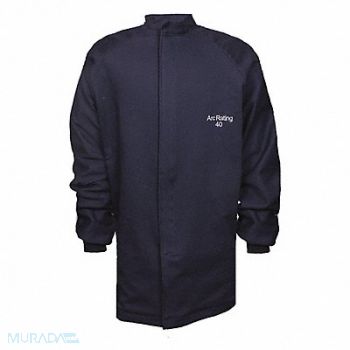 NATIONAL SAFETY APPAREL K4820 Flame-Resistant Jacket Navy XL, 54YR23
