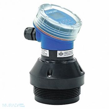 FLOWLINE Reflective Ultrasonic Level Sensor PVDF, 54YT83