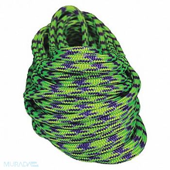 MARDI GRAS Climbing Rope 700 lb Work Load 200 ft L, 54ZE57