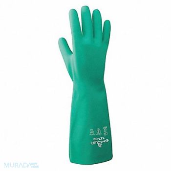 SHOWA K2138 Chemical Resistant Gloves 12 L S PR, 54ZH48