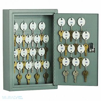 ABILITY ONE Key Cabinet Wall Mount 17-1/4 H, 54ZH82