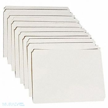 ABILITY ONE File Folder Letter Straight TabCut PK100, 54ZH92