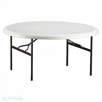ABILITY ONE Folding Table Round 287 Dia., 54ZH96