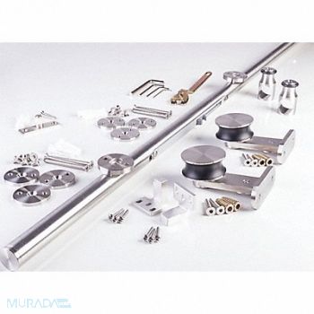 NATIONAL GUARD Hardware Pack Sliding SS Brushed SS, 54ZT63