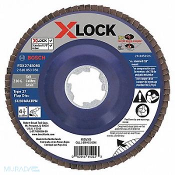 BOSCH Fiber Disc 4 1/2 in Dia 7/8in Arbor, 54ZT96