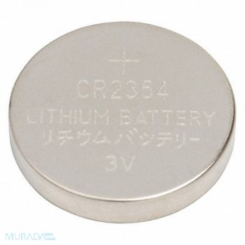 GRAINGER APPROVED Coin Cell Battery Lithium 560mAh Cap., 54ZU76