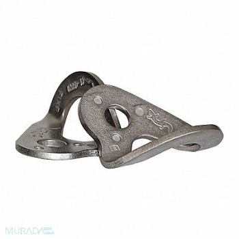 QUARANTINE RESTRAINTS Floor Mount Anchor Silver SS 3, 54ZV53