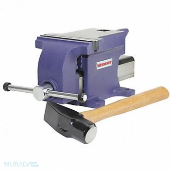 WESTWARD Combination Vise 3/8 Dia Hole, 54ZV75