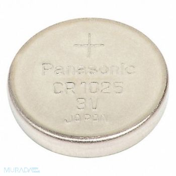 GRAINGER APPROVED Button Cell Battery 3VDC 30mAh Capacity, 54ZW43