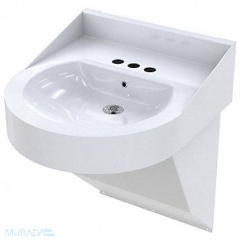 BESTCARE Best Basin DShape 15-1/2inx12-1/2inx6in, 55AF80