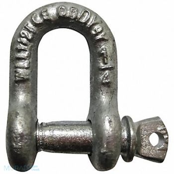 GRAINGER APPROVED Chain Shackle Screw Pin 1/4 Body Size, 55AX98