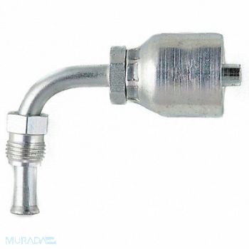 PARKER Crimp Fitting 90 Deg 1/4 ID 1/2 M, 55DA18