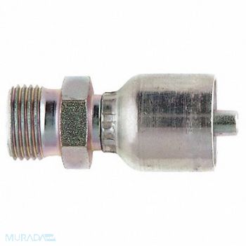 PARKER Crimp Fitting 1 I.D. 0.511 M Metric, 55DE20