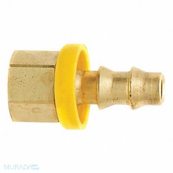 PARKER Hydraulic Hose Fitting Brass 7/16 -24, 55DE86