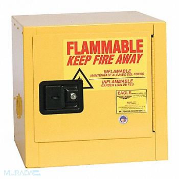 EAGLE Flammable Liquid Safety Cabinet Yellow, 55EA60
