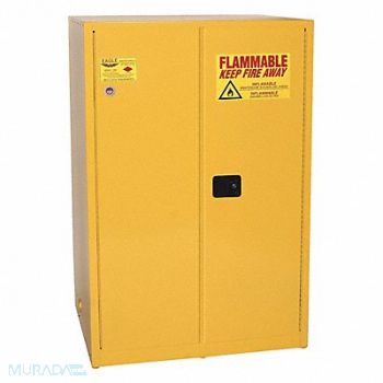 EAGLE Flammable Liquid Safety Cabinet Yellow, 55EC22