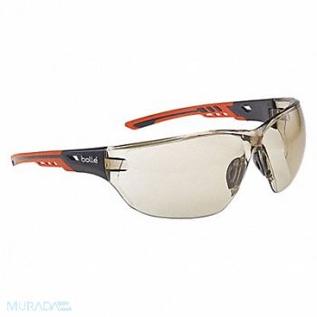 BOLLE SAFETY Safety Glasses Anti-Fog Coating Amber PR, 55ED82