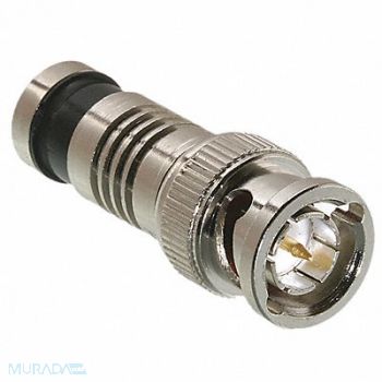 TRIPLETT Coaxial Connector BNC Male Silver PK10, 55ED98