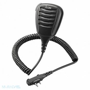 ICOM Speaker Microphone ABS Plastic 2-3/4 L, 55EE34
