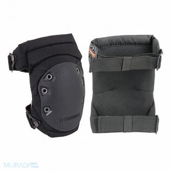ERGODYNE Knee Pads Hinged Rubber Cap Buckle PR, 55EE84