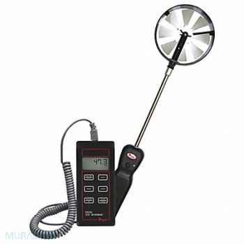 DWYER Anemometer 1 yr. Manufacturers Warranty, 55EH57