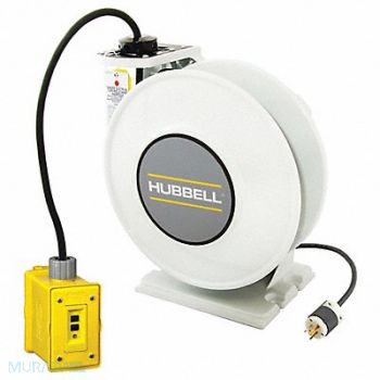 HUBBELL WIRING DEVICE-KELLEMS Extension Cord Reel 125VAC 45 ft L, 55EP56