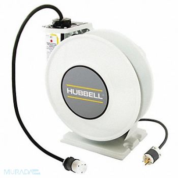 HUBBELL WIRING DEVICE-KELLEMS Extension Cord Reel 125VAC 45 ft L, 55EP57