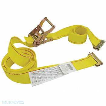 GRAINGER APPROVED Tie Down Strap Ratchet 12 ft L PK5, 55ET71