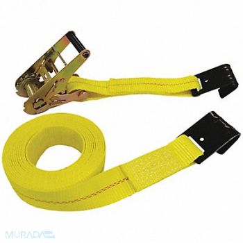 GRAINGER APPROVED Tie Down Strap Ratchet 27 ft L, 55ET65