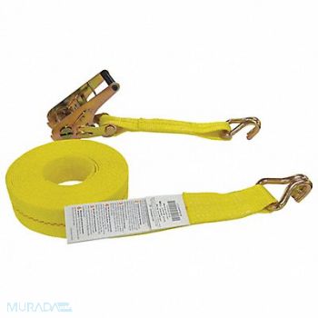 GRAINGER APPROVED Tie Down Strap Ratchet 27 ft L, 55ET67