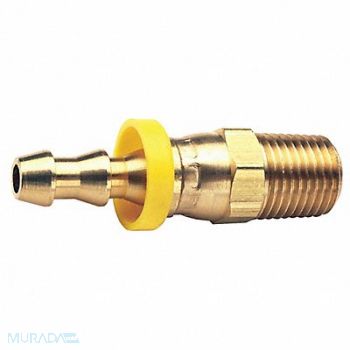 DIXON VALVE COUPLING Push on Hose Fitting 1/2 x3/8 BarbxNPTF, 55EV08