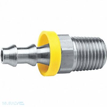 DIXON VALVE COUPLING Push on Hose Fitting 3/8 x3/8 BarbxNPT, 55EV61