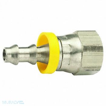 DIXON VALVE COUPLING Push on Hose Fitting 3/8 x3/8 BarbxUNF, 55EV70