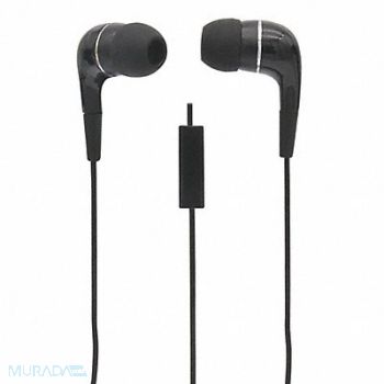 MOBILESPEC Wired Earbuds Stereo Plastic Black, 55FA61
