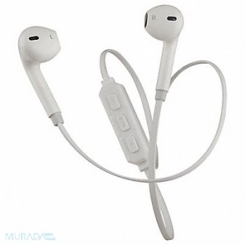 MOBILESPEC Wireless Earbuds Plastic 110VAC White, 55FC54