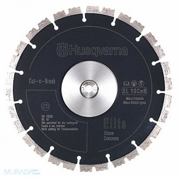 HUSQVARNA Diamond Saw Blade 9 Dia Wet Cutting, 55FD97