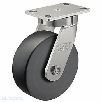 ALBION Kingpinless Plate Caster Wheel 2 W, 55FE39