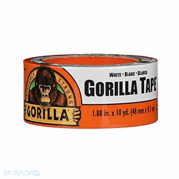 GORILLA Duct Tape White 1 7/8inx10yd 16.75 mil, 55FJ89