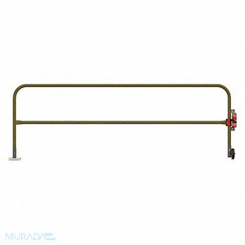 GARLOCK SAFETY SYSTEMS Floor Mounted Swing Gate Red, 55GY37
