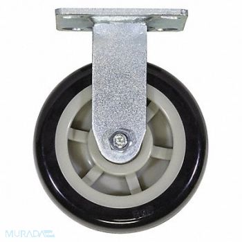 AKRO-MILS Rigid Plate Caster 1000 lb Cap. Steel, 55HA72