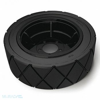 TENNANT Solid Tire Assembly, 55HD75