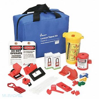 SKILCRAFT Portable Lockout Kit Electrical Lockout, 55HY36