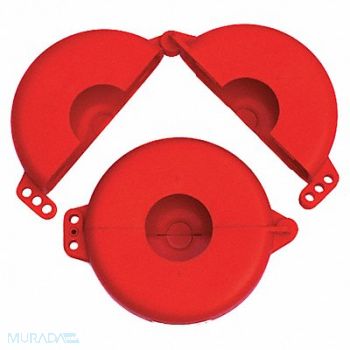 SKILCRAFT Gate Valve Lockout Red 12 L 2-1/2 H, 55HY40