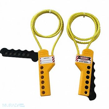 SKILCRAFT Cable Lockout Squeeze Handle Plastic, 55HY55